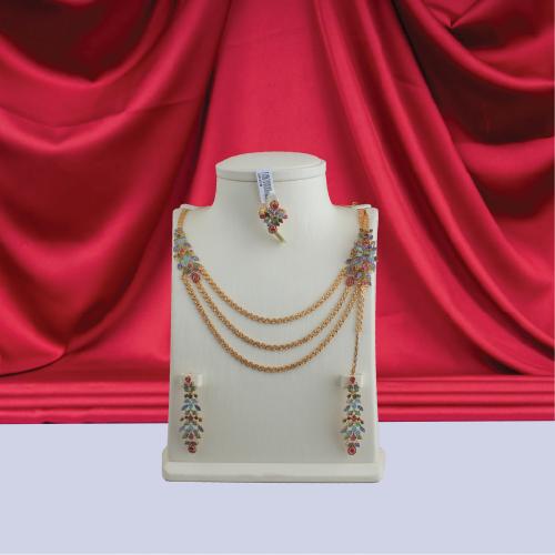 طقم ذهب بحريني عيار 21 الوزن 49.94 جم