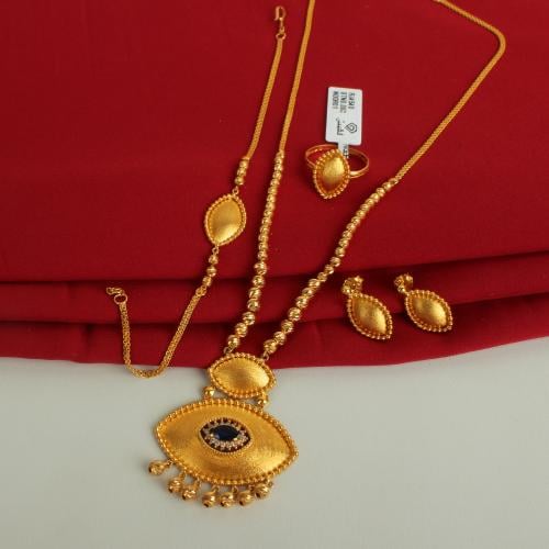 طقم ذهب عيار 21