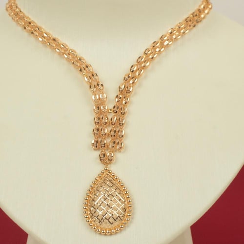 طقم ذهب عيار 21 الوزن 22.01 جم