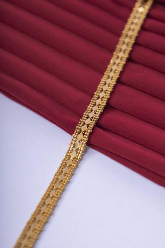 اسوارة طايحة ناعمه ذهب عيار 21 الوزن 11.4 جم