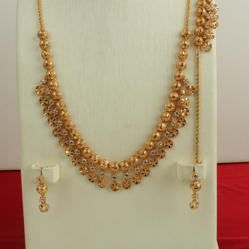 طقم ذهب عيار 21