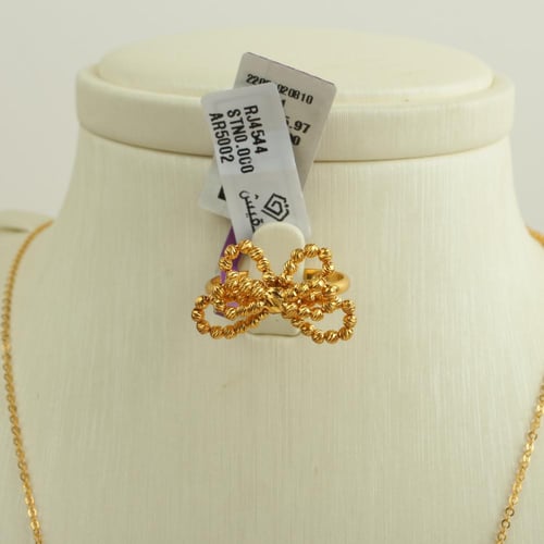 طقم ذهب عيار 21