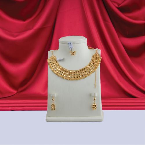 طقم ذهب بحريني عيار 21 الوزن 31.73 جم