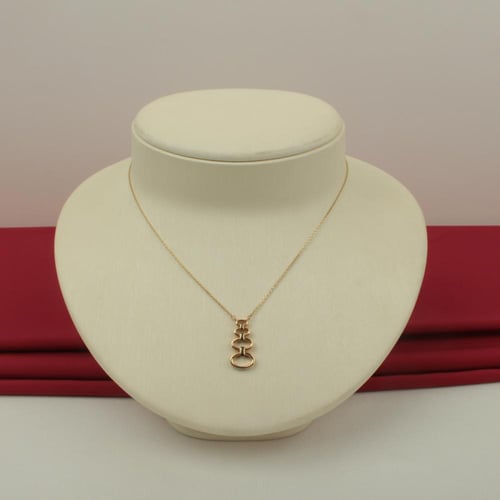 عقد ذهب عيار 18