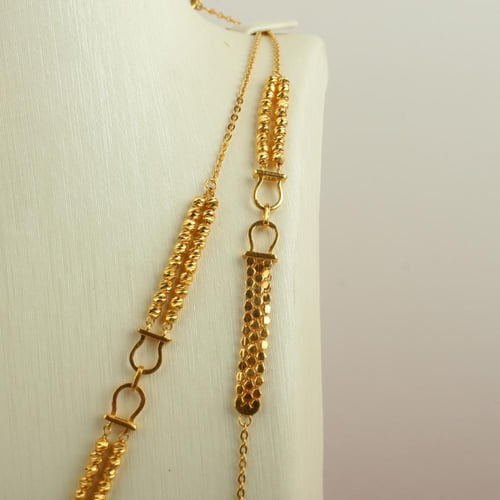 طقم ذهب عيار 21