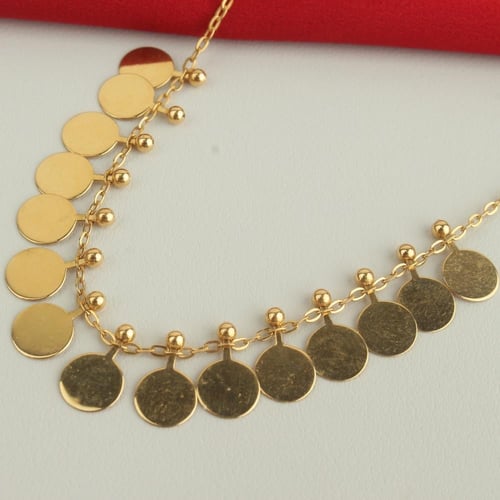 شوكر ذهب ناعم عيار 18 الوزن 3.96 جم