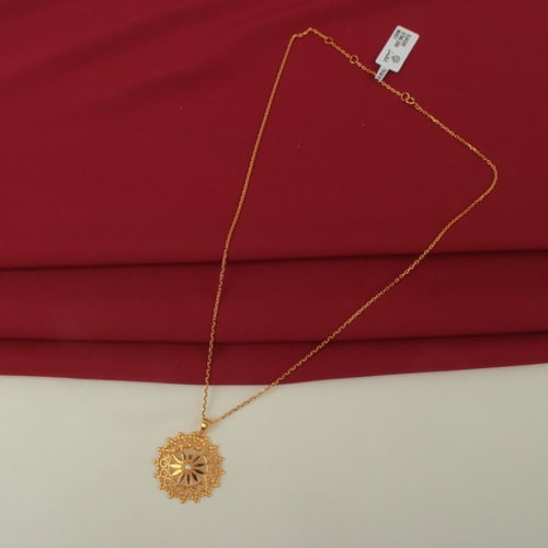 عقد ذهب عيار 21