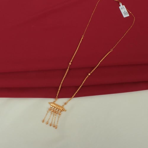 عقد ذهب عيار 21