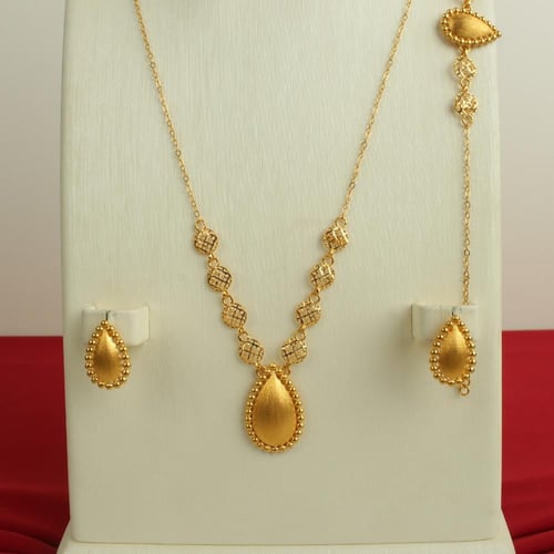 طقم ذهب عيار 21