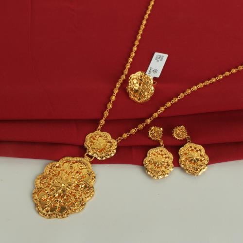 طقم ذهب عيار 21