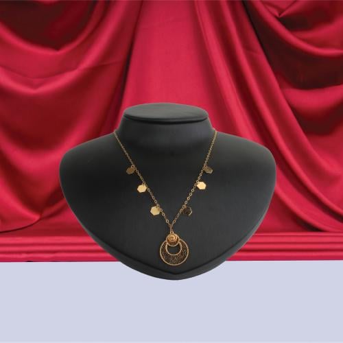 عقد ذهب عيار 21 الوزن 3.52 جم