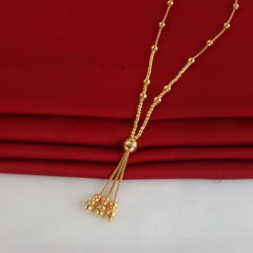 سبحة ذهب تصميم بحريني عيار 21 الوزن 13.80 جم