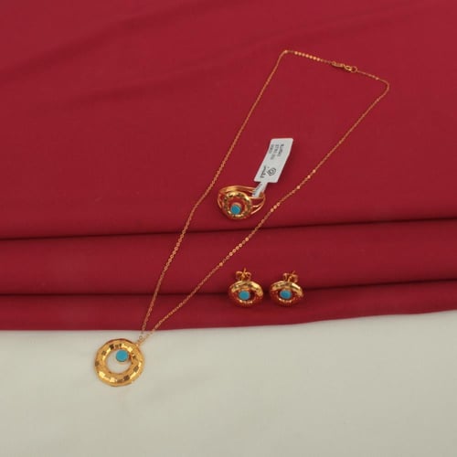 نصف طقم ذهب عيار 21