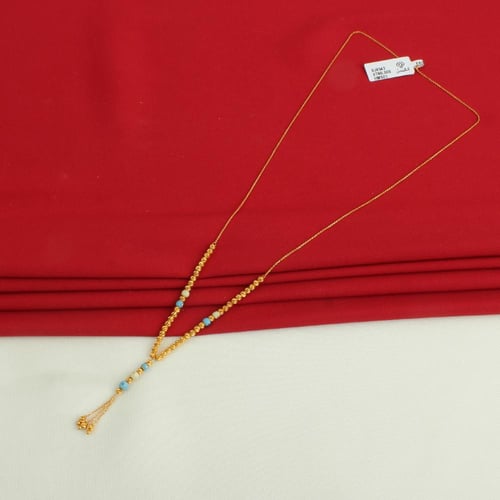 عقد ذهب عيار 21