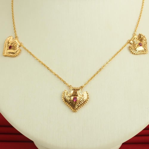 عقد ذهب عيار 21