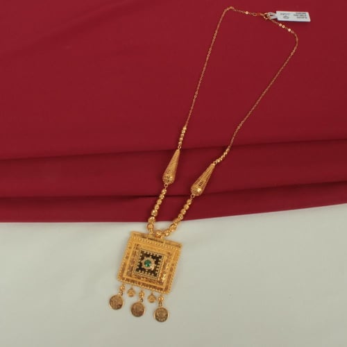 عقد ذهب عيار 21