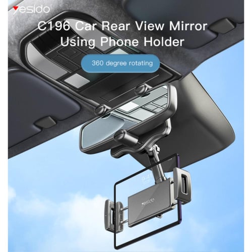 هولدر ومثبت للايباد على المراية الامامية مع ميزة ا...