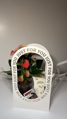 انتوريوم+شمعه+سله+كرت+خاتم تسبيح