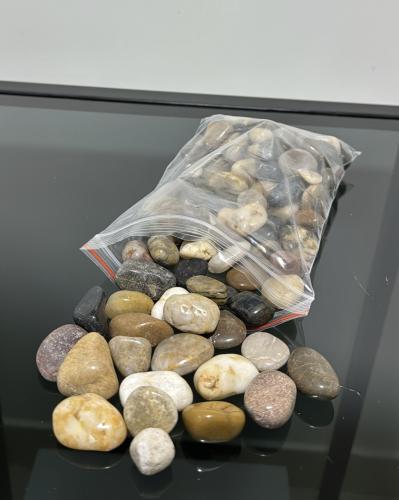 حجر زينه بألوان وسط