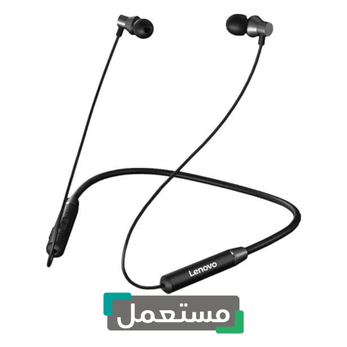 سماعة Lenovo Neckband he05 - أسود - مستعمل