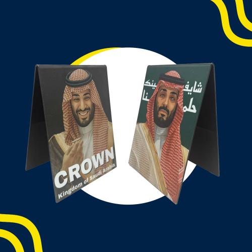 ستاند طاولة اكريليك بوجهين