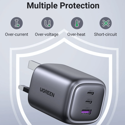 يوقرين | شاحن جداري بقوة 65 واط نكسود بمنفذين PD و...