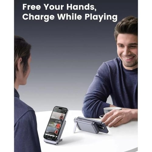 يوجرين-شاحن متنقل لاسلكي كيكستاند مع تقنية MagSafe...