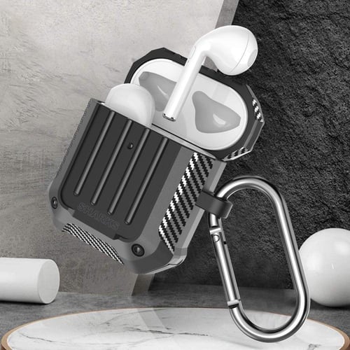 شاركس | حافظة ايربودز 1 & 2 المقاوم للصدمات | اسود