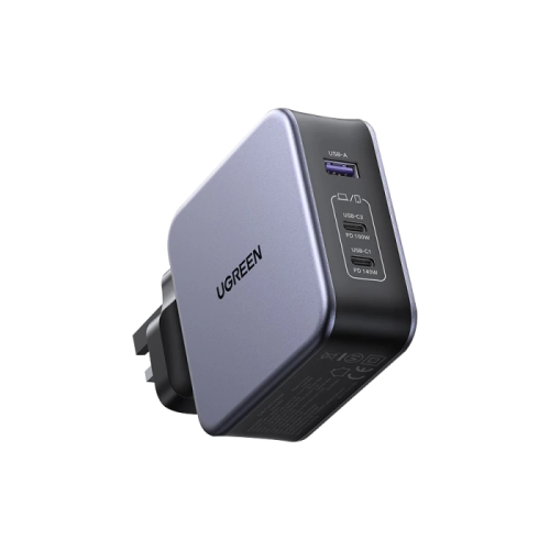 يوجرين - شاحن جداري بمنفذين PD وبمنفذ USB بتقنية G...