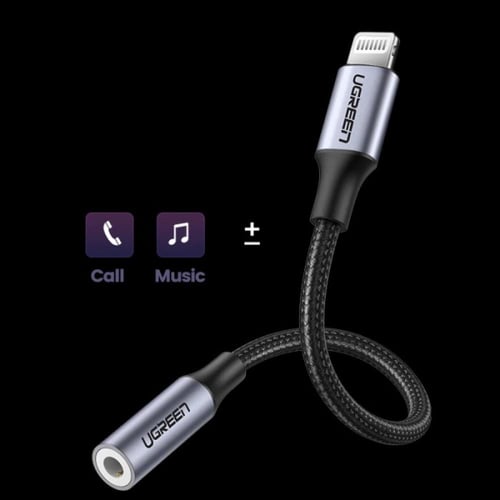 يوجرين - وصلة سماعة للآيفون إلى 3.0 مم منفذ سماعة...