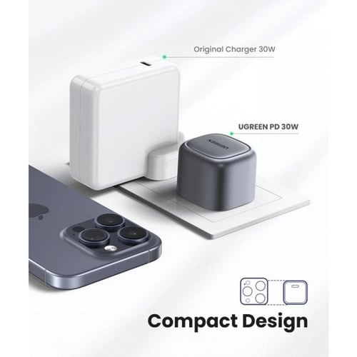 يوجرين - شاحن جداري نيكسود بتقنية GaN بمنفذ USB-C...