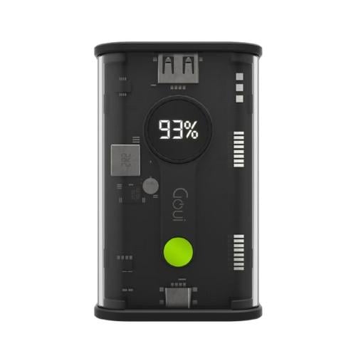 قوي | باور بانك شفاف سعة (10000mAh) | بشاشة رقمية