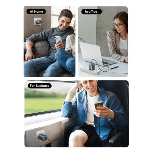 يوقرين | شاحن جداري بقوة 65 واط نكسود بمنفذين PD و...