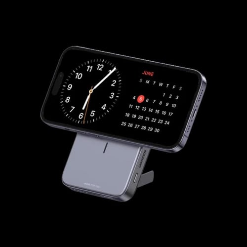 يوجرين-شاحن متنقل لاسلكي كيكستاند مع تقنية MagSafe...