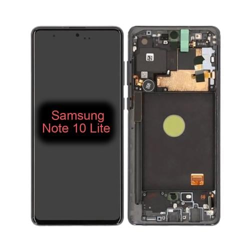 شاشة جوال سامسونج نوت 10 لايت الأصلية