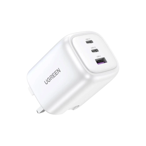 يوجرين -شاحن جداري نيكسود بتقنية GaN بمنفذين USB-C...