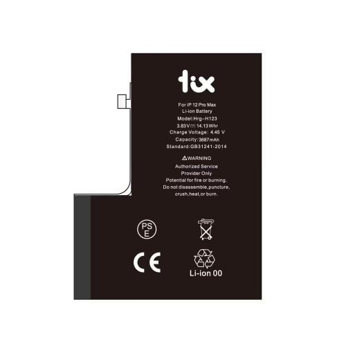 بطارية داخلية - ايفون 12 برو ماكس من شركة Tix ضمان...