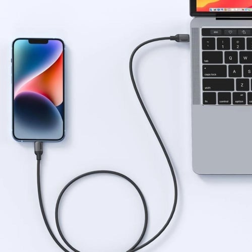 يوجرين - سلك شاحن من USB-C إلى آيفون سيلكون بطول 1...