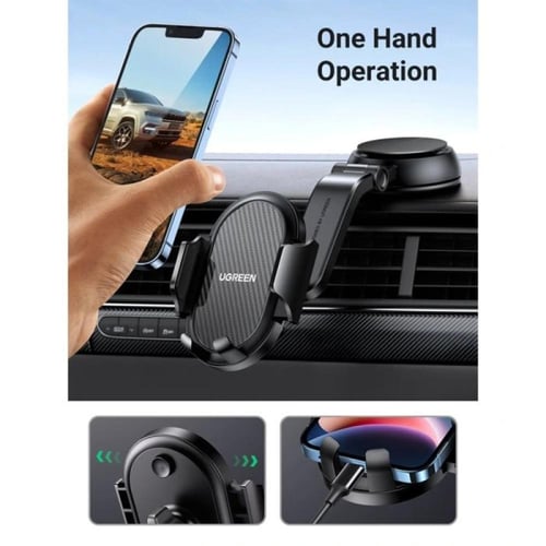 يوجرين -حامل جوال مغناطيسي - أسود