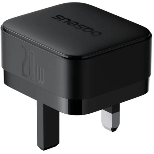 بيسوس | شاحن جداري بقوة 20 واط اسود