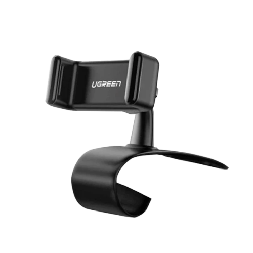 يوجرين -حامل جوال على لوحة تابلوه السيارة - أسود