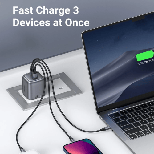 يوقرين | شاحن جداري بقوة 65 واط نكسود بمنفذين PD و...