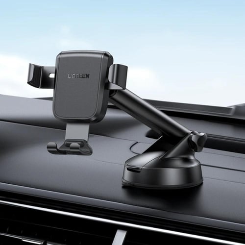 يوجرين - حامل جوال جرافيتي مع كوب شفط - أسود