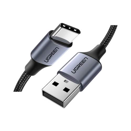 يوجرين -سلك شاحن من USB إلى USB-C مضفر بطول 2 م -...