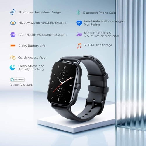 امازفيت | ساعة ذكية جي تي اس 2 | GTS 2