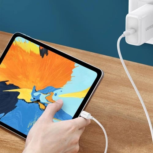 يوجرين -سلك شاحن من USB-C إلى USB-C بطول 1 م - أبي...