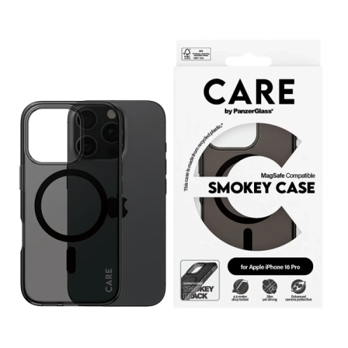 بانزر جلاس-كفر حماية ايفون 16 برو CARE يدعم تقنية...