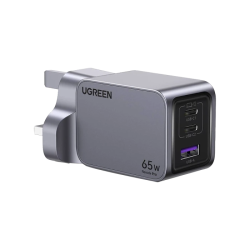 يوجرين-شاحن جداري نيكسود بمنفذين PD وبمنفذ USB بقو...