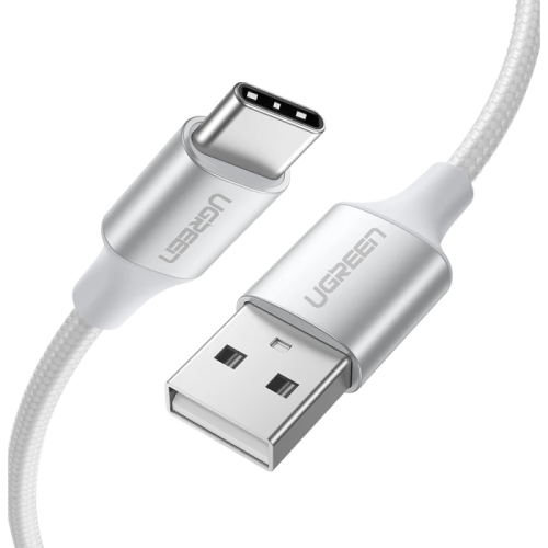 يوجرين -سلك شاحن نايلون مظفر USB إلى USB-C بطول 1...