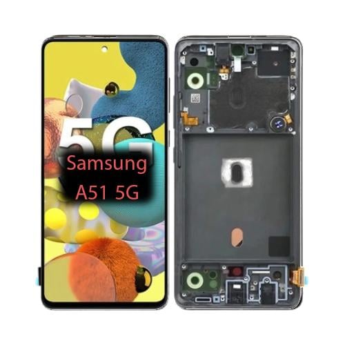 شاشة جوال سامسونج ايه 51 5 جي الأصلية